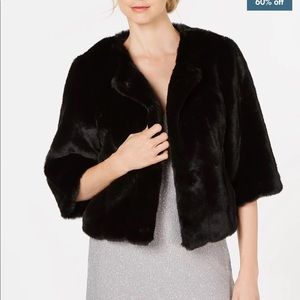 Calvin Klein faux fur jacket size L